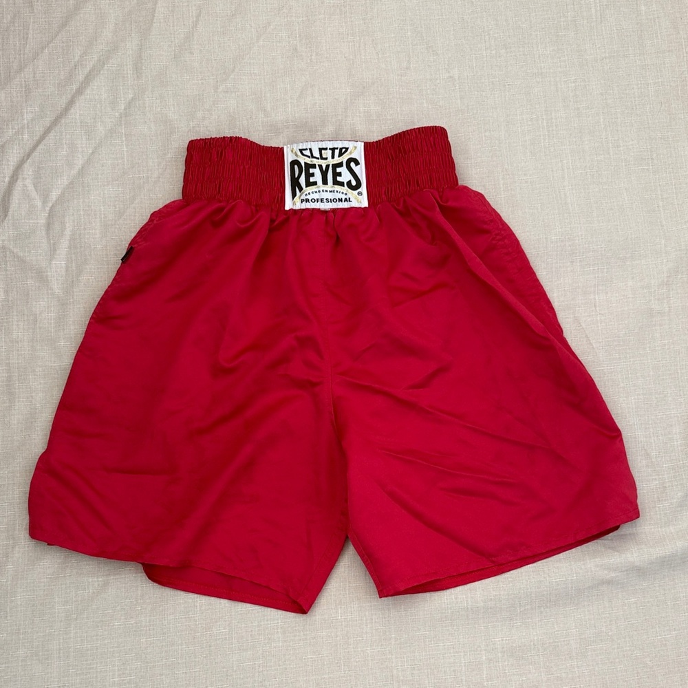 Kids Red Boxing Shorts